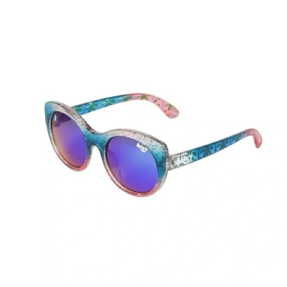 Bluey Sparkle Sunglasses & Scrunchies Set - Blue and Pink